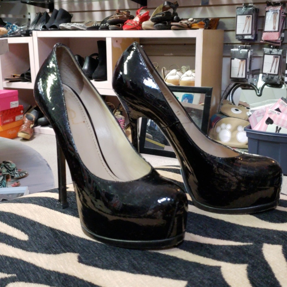 Ysl tribetoo heels